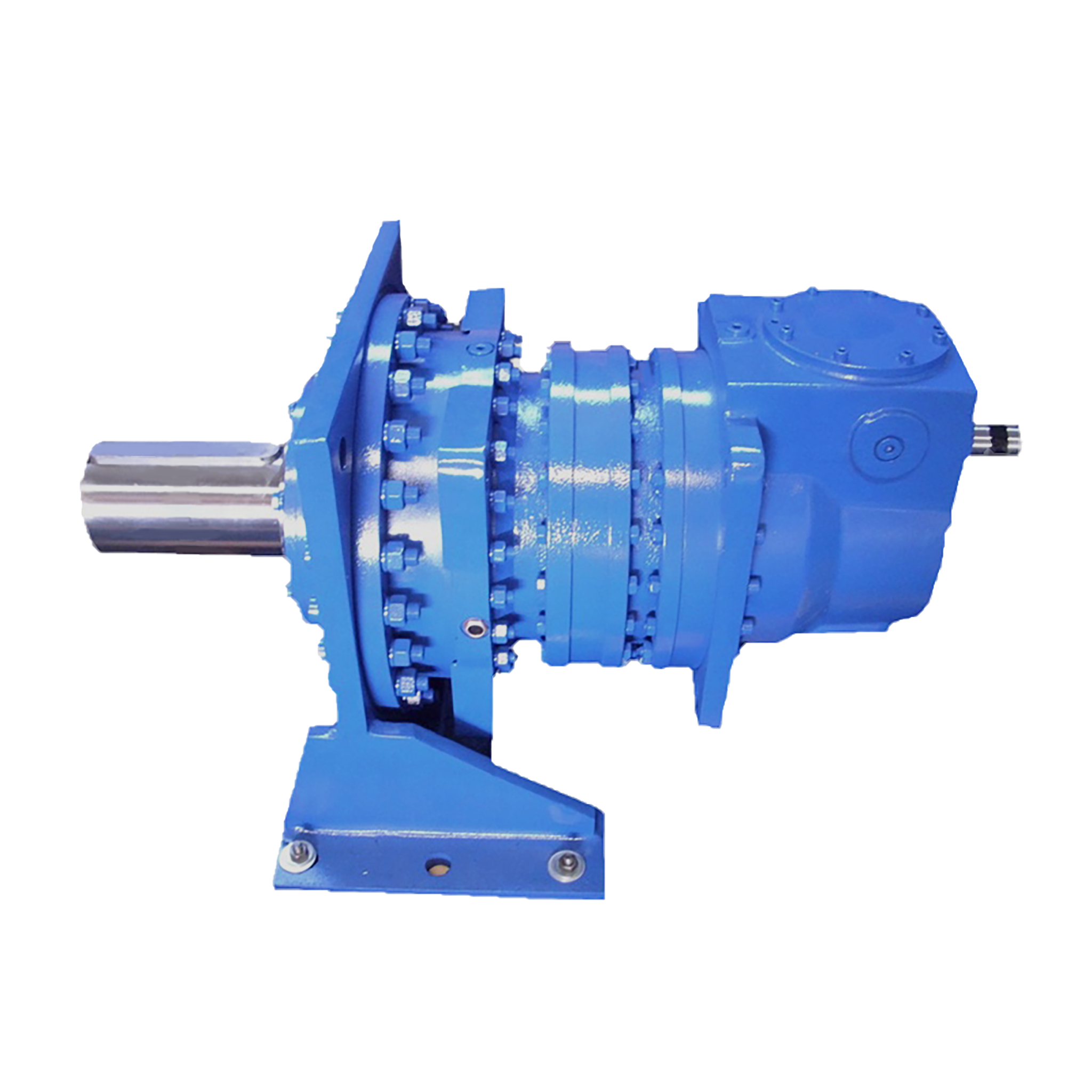 Fu&szlig;montierter Parallelwellen-Planetengetriebemotor